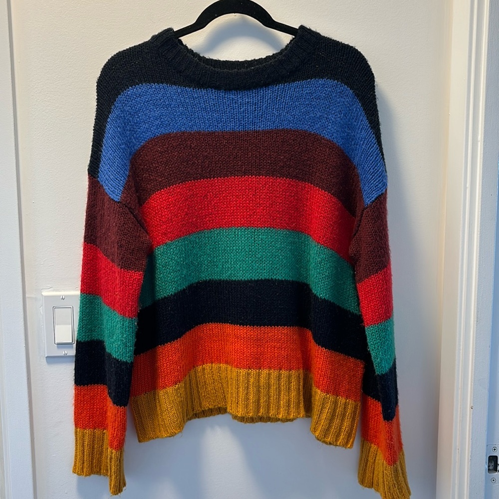 Urban Outfitters Multicolour Striped Knit Sweater
